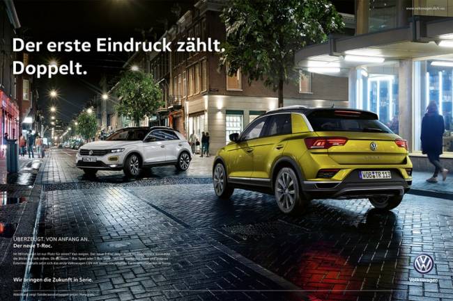 Volkswagen startet 360°-Kampagne zum neuen T-Roc.